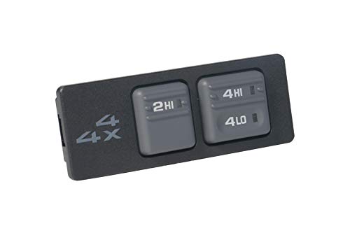 Replacement 4WD Selector Switch - Compatible with Chevy & GMC Vehicles - K1500 1996-1999, K2500 Suburban, Tahoe, Suburban, 1996-2000 K2500, Yukon - Replaces 15969707, 19168766, 901-154, 901154