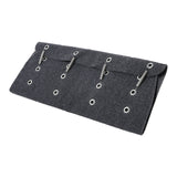RV Camper Step Covers 3 Pack - 22 Inch Curved Wide Carpet Stair Rug Gray - Great for RV, Campers, Trailer, Vans with 8-11" Deep RV Stairs - Non-Slip Outdoor Stair Step Covers - Radius Step