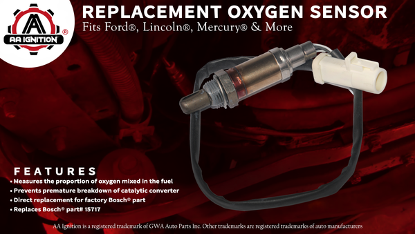 Replacement Oxygen Sensor - Replaces 15717, 15716, ZZC318861 Replacement Oxygen Sensor - Replaces 15717, 15716, ZZC318861