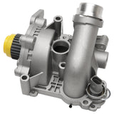 Replacement Aluminum Water Pump Assembly - Compatible with Audi and Volkswagen Vehicles 2.0L - A3, A4, A5, Q5, TT, Golf, Jetta, Eos, Tiguan -Replaces 06H121026AB, 06H121026DD, 06H121026CF, 06H121026CQ