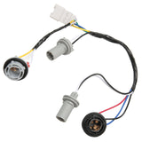 Replacement Tail Light Lamp Wiring Harness and Socket with Complete Bulb Set - Compatible with Hyundai Sonata 2011, 2012, 2013 - Rear Exterior Light Wire Harness - 92450-3Q000, 92450 3Q000