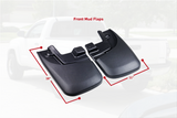 Premium Heavy Duty Mud Flaps Set of 4 by AA Ignition - Front and Rear Car Splash Guard Shields - Compatible with Toyota Tacoma Vehicles with OEM Fender Flares Year 2005-2015