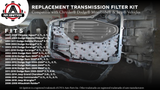 Replacement Transmission Filter Kit - Replaces 5013470AC, 5179267AC - Compatible with Chrysler, Dodge & Mitsubishi - Aspen, Durango, Dakota, Ram, Grand Cherokee, Commander, Liberty, Wrangler