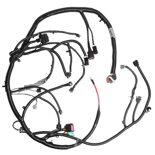 Engine Wiring Harness Replacement by AA Ignition - Replaces Parts 5C3Z12B637BA - Compatible with Ford Vehicles - 2005, 2006, 2007 F-250, F-350, F-450, F-550 Super Duty - Powerstroke 6.0L Diesel Engine