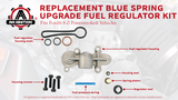6.0 Blue Spring Kit Upgrade - Fuel Regulator Kit - Compatible with Ford Trucks - Blue Spring Kit 6.0 Powerstroke F250, F350, F450, F550 2003, 2004, 2005, 2006, 2007-Replaces 3C3Z-9T517-AG, 3C3Z9T517AG
