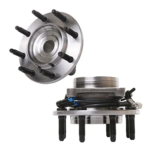 Replacement Front Wheel Hub Bearing Assembly Set of 2 - Compatible with Chevrolet, GMC, Hummer - Avalanche 2500, Silverado 3500 Classic, Suburban 2500 - Replaces 515058, 951-067, 15042868, 15104582
