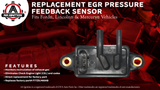 EGR - Exhaust Gas Recirculation Pressure Feedback Sensor - Replaces DPFE15, F77Z9J460AB, F77Z9J460AB, VP8T - Compatible with Ford, Lincoln, Mercury Vehicles - Expedition, Escape, Focus, F-150