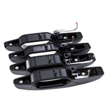 Exterior Black Door Handle Set of 4 - Compatible with Chevy, Cadillac & GMC Vehicles - 2007-2014 Silverado, Tahoe, Escalade, Sierra, Yukon, Avalanche - Replaces 15915659, 20828237, 20954796