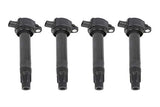 Ignition Coil Pack Set of 4 - Compatible with Dodge, Jeep, Chrysler Vehicles - 200, Sebring, Avenger, Caliber, Journey, Compass, Patriot - Replaces 4606824AB, UF557, C1587, C-1587, GN10346, 5C1644