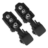 Hood Latches Set of 2 - Replaces 55176636AD, 68038118AA, 42422 - Fits 1997, 1998, 1999, 2000, 2001, 2002, 2003, 2004, 2005, 2006 Jeep Wrangler TJ - Hold-Down Hook Latch Pair - Year Models 1997-2006