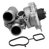 Replacement Aluminum Water Pump Assembly - Compatible with Audi and Volkswagen Vehicles 2.0L - A3, A4, A5, Q5, TT, Golf, Jetta, Eos, Tiguan -Replaces 06H121026AB, 06H121026DD, 06H121026CF, 06H121026CQ