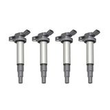 Replacement Ignition Coil Pack Set of 4 - Compatible with Toyota, Lexus, Scion - 1.8L L4 Corolla, Matrix, Prius, V, Plug-In, Vibe, xD, CT200h - Replaces 90919-02252, 90919-02258, UF596, UF619, C1714