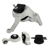 Engine Motor and Transmission Mount Set of 4 - Fits Nissan Altima 2007-2012 2.5L Automatic Transmission - Replaces A4339, A4340, A4350, A4353 - Front, Right, Left, Rear Mount
