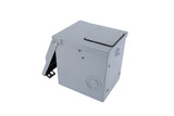 50 Amp 125/250 Volt Power Outlet Box, Enclosed Lockable - for RV, Campers, Motorhome, Travel Trailer, Electric Cars, Generator - 3R Weatherproof Outdoor - NEMA 14-50R Receptacle Panel