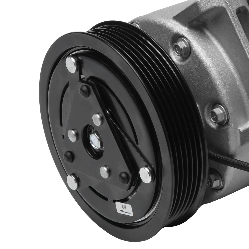 AC Compressor with Clutch - A/C Compressor Compatible with Nissan Altima & Sentra 2.5L 2007-2012 - Replaces 92600ZN40B, 92600JAOOA, 92600-ZN40B, 10886C, CO1886C - HVAC Air Conditioner Compressor