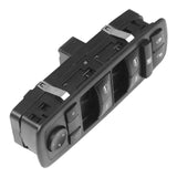 Driver Side Master Power Window Switch, Double Auto Button ONLY - Compatible with Chrysler, Dodge & Jeep, Ram, Grand Caravan, Journey, Liberty - Replaces 4602863AD, 4602870AD, 901-473, 4602863AB