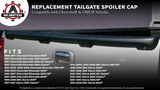 Replacement Tailgate Spoiler Cap - Compatible with Chevrolet and GMC Vehicles - 1999-2007 Silverado 1500, 2500 HD Classic, Sierra 2500, 3500HD - Replaces 15932249, GM1909101 - Tail Gate Protector Trim