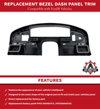 Replacement Bezel Dash Panel Trim - Compatible with Ford Vehicles - 1994, 1995, 1996, 1997 F-250 and F-350 - Replaces F4TZ-15044D70-C, F4TZ15044D70C - Instrument Cluster Bezel Dash Panel Trim Surround