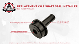 Axle Shaft Seal Installer - Compatible with Ford Vehicles - 1998-2004 F-250, F-350 Super Duty, F-450, F-550, Excursion 4x4 - Replaces 6695, T83T-3132-A1, 205-429 - Wheel Knuckle Vacuum Seal Tool Press