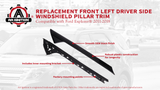 Replacement Driver Side Windshield A Pillar Trim - Front Left - Compatible with Ford Explorer 2011-2018 - Replaces 926-450, BB5Z7803137AA, BB5Z-7803137-AB, BB5Z7803137BA, BB5Z7803145AA, 926450