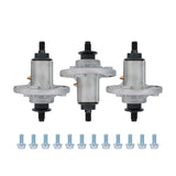 Replacement Spindle Assembly Pack of 3 - Compatible with John Deere 42", 48", 54" Deck Lawn Mowers - LA100-LA165, D100-F160, X105, X106, X110, X120 - Replaces GY20454, GY20867, GY20962, GY21098
