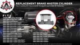 Replacement Brake Master Cylinder - Compatible with Cadillac, Chevrolet, Dodge and GMC Vehicles - C1500, C2500, K1500, K2500, Ram 1500, Escalade, Yukon - Replaces M390259, 18021273, 18029967, 4778450