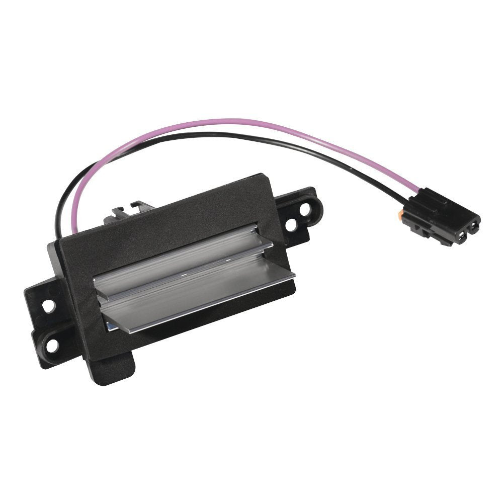 HVAC Blower Motor Resistor - Compatible with Chevy, Cadillac, GMC and Other GM Vehicles - Silverado, Trailblazer, Envoy, Sierra, Rainier - HVAC Control Module - Replaces 1580567, 93803636, 89018778