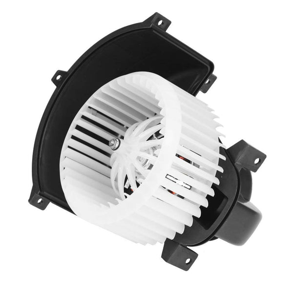 AC Heater Blower Motor Fan White with Cage - Compatible with Volkswagen &  Audi Vehicles - Touareg 2004, 2005, 2006, 2007, 2008, 2009, 2010, Q7 07-15 