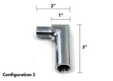 90 Degree Angled O2 Check Engine Light CEL Fix Oxygen Spacer Exhaust Extension