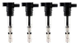 Ignition Coil Pack - Set of 4 - Replaces 06A905115D, 06B905115R - Compatible with Audi & Volkswagen Vehicles - 1.8T MK4 Jetta, Golf, GTI, Passat, A4, A4 Quattro, A6 2.7T, Allroad 2.7T, TT Quattro