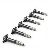 Ignition Coil Pack Set of 6 - Compatible with Dodge & Chrysler V6 2.5L 2.7L 3.5L Vehicles - Replaces 4606869AA - Fits Magnum, Charger, Nitro, Challenger, 300-2006, 2007, 2008, 2009, 2010