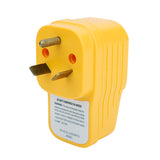 AA Ignition 30 Amp Male to 30 Amp Female RV Surge Protector Adapter - Circuit Analyzer with LED Indicator Lights for RV Trailer, Camper Van, Caravans - 1050J Surge Protection - 125V/3750W