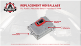 HID Xenon Headlight Ballast - Control Unit Module - Replaces 307 329 115, 8e0 907 391b, 1307 329 098 - Compatible with Audi, Cadillac & More - A4, S4, RS4, A3, DTS, MKX, 9-7x, C300