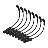 Spark Plug Wire Set - High Performance Kit - Compatible with Chevy, GMC - 1999-2007 - Escalade, Express, Silverado 1500, Suburban, Savana, Sierra, Yukon, H2 - Replaces 9748HH, 19351572, 89018056