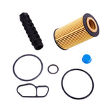 Engine Oil Cooler Filter Housing Kit with Gaskets, Cap & Seals - Replaces 55566784, 88179-91400 - Compatible with Buick & Chevy 1.4L Vehicles - Encore, Cruze, Cruze Limited, Sonic, Trax