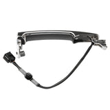 Exterior Door Handle Chrome Front Left Driver Side with Keyhole- Compatible with Nissan Vehicles - 2010, 2011, 2012, 2013 Rogue - Replaces 80640CZ31B, 80640-CZ31A, 80645-CA000 - Smart Entry Keyless