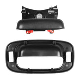 Replacement Tailgate Handle Latch and Bezel Trim with Clips - Replaces 15997911, 15228541, 15228539, 15228540 - Compatible with Chevrolet Silverado and GMC Sierra 1500, 1500HD, 2500HD, 2500, 3500