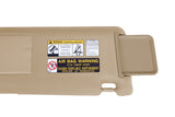 Right Passenger Side Sun Visor Beige Without Light - Compatible with Toyota Tacoma 2005, 2006, 2007, 2008, 2009, 2010, 2011, 2012 - Replaces 74310-04081-E0, 74320-04081-E0, 74310-AD020-E1