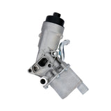 Engine Oil Cooler Filter Housing Kit with Gaskets, Cap & Seals - Replaces 55566784, 88179-91400 - Compatible with Buick & Chevy 1.4L Vehicles - Encore, Cruze, Cruze Limited, Sonic, Trax