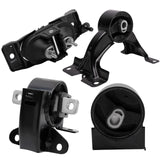 Engine Motor & Transmission Mount Set of 4 - Compatible with Chrysler, Dodge, and Ram 3.6L Automatic Transmission - Town & Country, Grand Caravan, C/V - Replaces Four Parts A5665, A5480, A5589, A5577