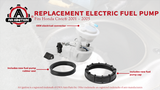 Replacement Electric Fuel Pump - Compatible with Honda Civic 2001-2005 1.3L, 1.7L, 2.0L - Replaces Part 17045-S5A-A00, E8566M, SP8011M, P76528M, 17045-S5A-A31, 17045-S5A-A30 - Gas and Hybrid Models