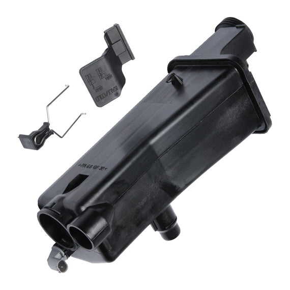 Replacement Radiator Coolant Tank with Cap and Sensor - Compatible with BMW Vehicles - 320i, 323Ci, 323i, 325Ci, 328iC, 330Ci, X3 - Replaces 17111436413, 603-535, 17117573781