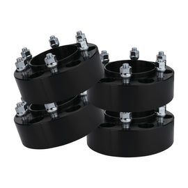 Wheel Spacer Set of 4-2 inch 50mm Thick 6x5.5 Hub Centric Adapter - Compatible with Toyota - 1995-2020 - Tacoma, Tundra, Fj Cruiser, Sequoia, 4Runner, GX470, GX460-6x139.7mm Bolt M12x.15 Studs
