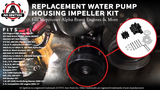 Raw Water Pump Housing & Impeller Kit - Sierra 18-3150,Quicksilver 807151A14,Mercury 46-807151A14,46-807151A7 - Mercruiser Alpha & Bravo 4.3,5.0,5.7,6.2,7.4,8.2L V6/8 Engines - Marine Inboard Repair
