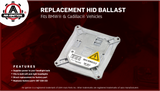 HID Xenon Headlight Ballast - Control Unit Module - Replaces 307 329 153, 307 329 193, 63 117 182 520, 8J0907391 - Compatible with Cadillac DTS, BMW Vehicles - 328i, 335i Coupe, M3, 645i, 650i, X5, X3