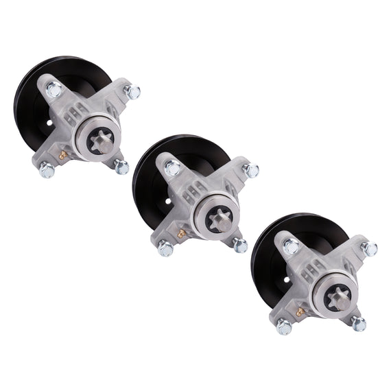 Replacement Spindle Assembly Set of 3 - Compatible with Cub Cadet and MTD - i1050, LT, SLT and RZT - 50