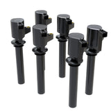 Ignition Coil Pack Set of 6 - Compatible with Ford, Mazda, Mercury 3.0L V6 Models - Replaces 18LZ-12029-AB, 18LZ-12029-AA, 2M2Z-12029-AC, DG500, DG513 - Fits 01, 02, 2003, 2004, 2005 Escape, Taurus