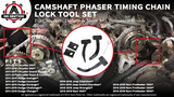 Camshaft Phaser Timing Chain Lock Tool Set - Replaces 10200A, 10202, 10369A - Compatible with Dodge, Chrysler, Jeep, with 3.6L Engine - 200, 300, Avenger, Challenger, Durango, Wrangler, Cherokee
