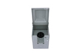50 Amp 125/250 Volt Power Outlet Box, Enclosed Lockable - for RV, Campers, Motorhome, Travel Trailer, Electric Cars, Generator - 3R Weatherproof Outdoor - NEMA 14-50R Receptacle Panel