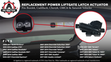 Power Liftgate Latch Lock Actuator - Replaces 13501872, 13581405, 931107 - Compatible with Chevy, GMC and Other GM Vehicles - Enclave, Escalade, SRX, Equinox, Suburban, Tahoe, Traverse, Acadia, Yukon